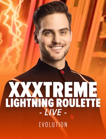 XXXtreme Lightning Roulette streamed by Evolution with a live dealer
